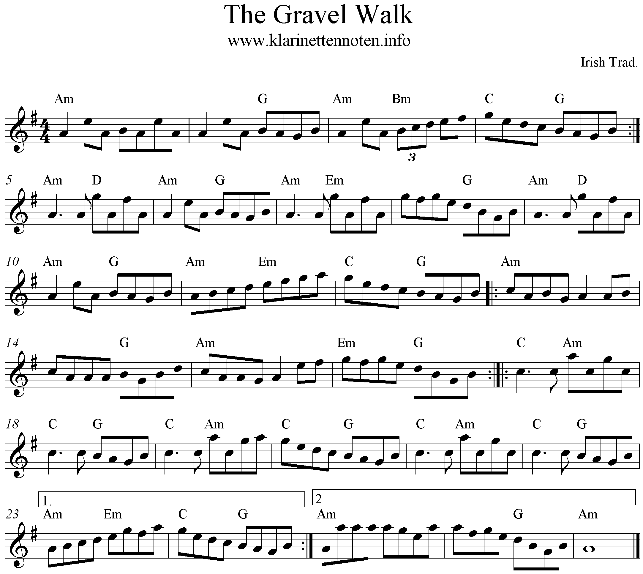 The Gravel Walk , a-minor